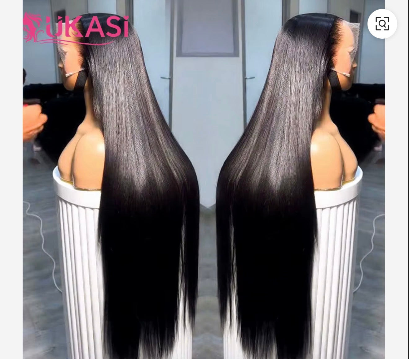 Raw 13x6 Indian Hair Wigs Human Hair Glueless Full HD Lace Front Wigs Natural Bone Straight Remy Hair HD Lace Wig