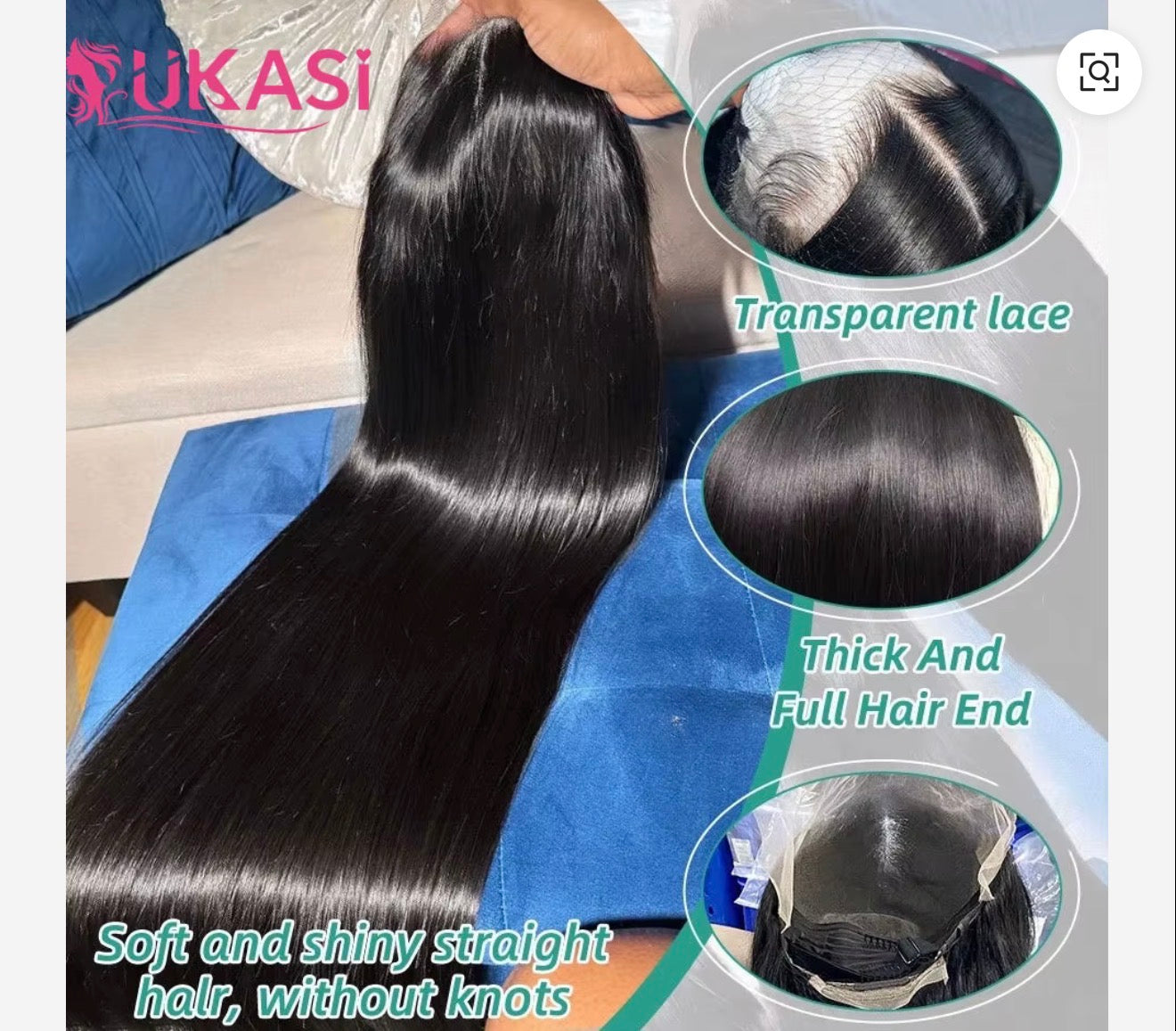 Raw 13x6 Indian Hair Wigs Human Hair Glueless Full HD Lace Front Wigs Natural Bone Straight Remy Hair HD Lace Wig
