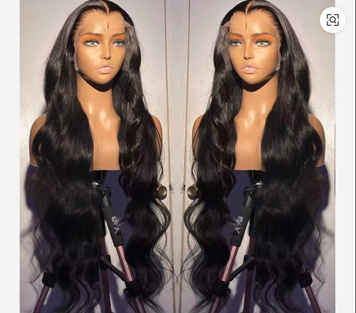Brazilian Body Wave Lace Front Wig – 13x4 HD, 180% Density, 12"