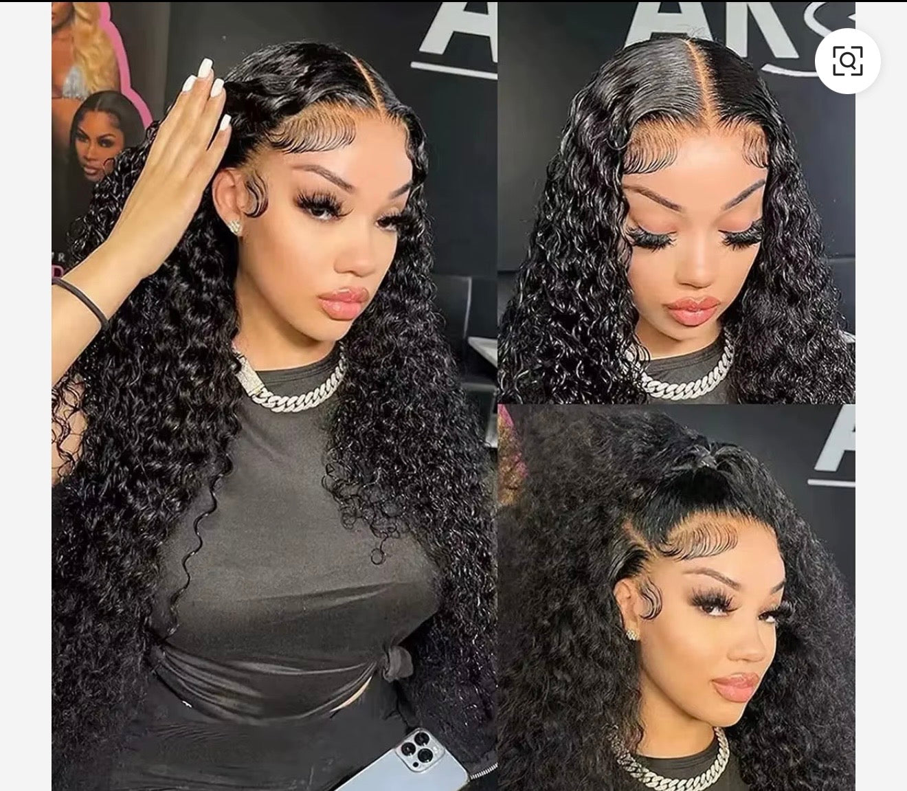 Raw Indian Hair Lace Front Wig,Human Hair Wig, HD Lace Frontal Wig Natural Color With Baby Hair