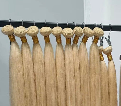 Blonde Virgin Remy Hair Bundle – Double Drawn, Cuticle Aligned
