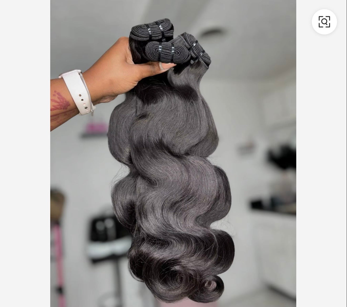 12a Grade Virgin Human Hair Bundles Natural Color Body Wave Extensions